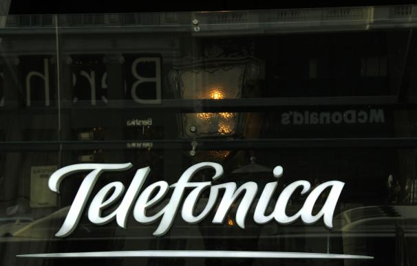 Imagen de la tienda de Telefónica en la madrileña Gran Vía.