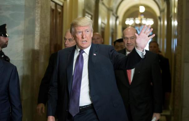 Donald Trump asistió a la votación de su propuesta de reforma fiscal