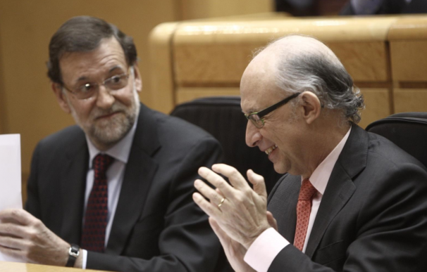 Rajoy junto con Montoro