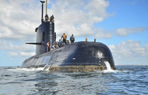 Fotografía sin fecha cedida por la Armada Argentina que muestra el ARA San Juan, el submarino de la Armada desaparecido. (Armada Argentina / EFE)