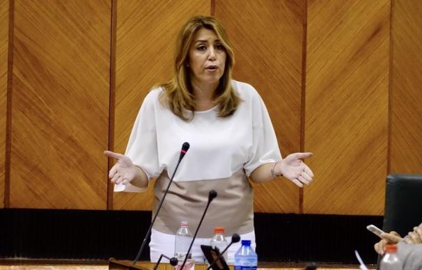 Susana Díaz responde a Marín que las leyes de Agricultura y de FP están pendientes de informes del Consultivo y del CES