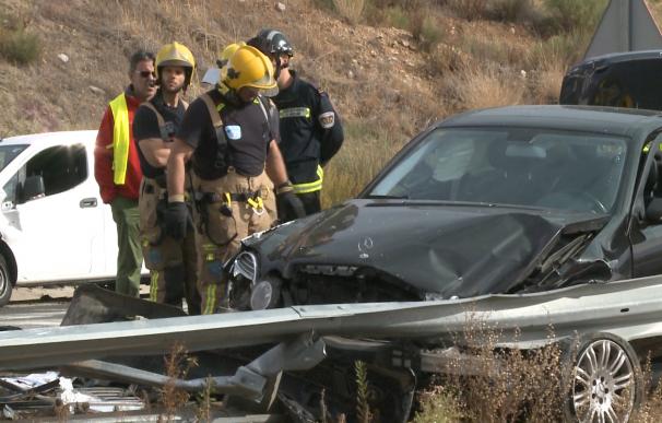 Un fallecido y 15 heridos por colisión múltiple en Cáceres