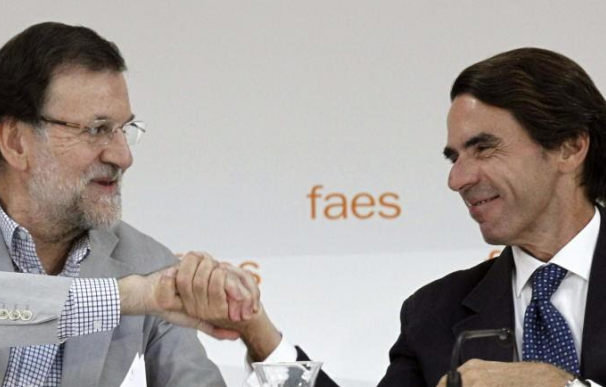 Rajoy y Aznar en 2014, eran otros tiempos