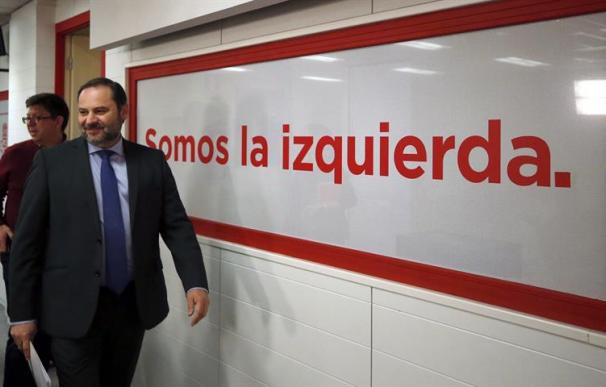 Fotografía del portavoz del PSOE, José Luis Ábalos