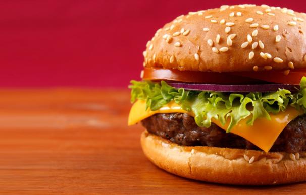 Imagen de una hamburguesa de McDonald's.