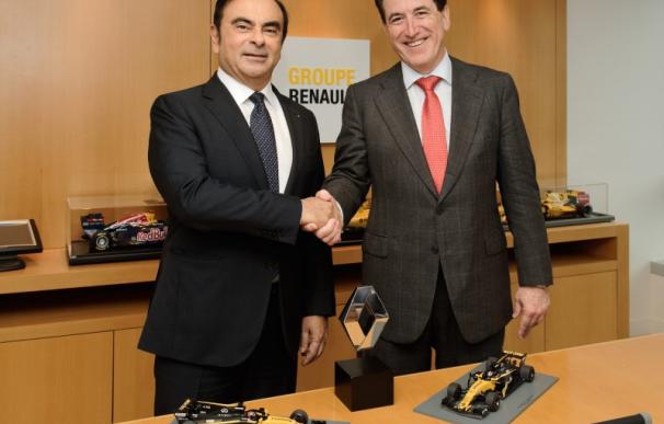 Carlos Ghosn y Antonio Huertas, presidentes de Renault y de Mapfre.