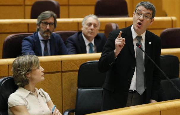 El ministro Álvaro Nadal, en una intervención en el Senado.