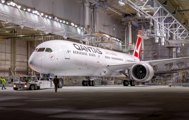 El nuevo Airbus 787-9 de la aerolínea Qantas, que permite realizar vuelos ultralargos / Qantas