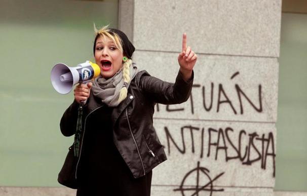 Melisa Ruiz, portavoz de la organización neonazi