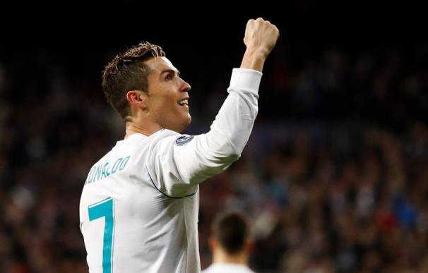 Fotografía de Cristiano Ronaldo, Real Madrid, celebrando un gol