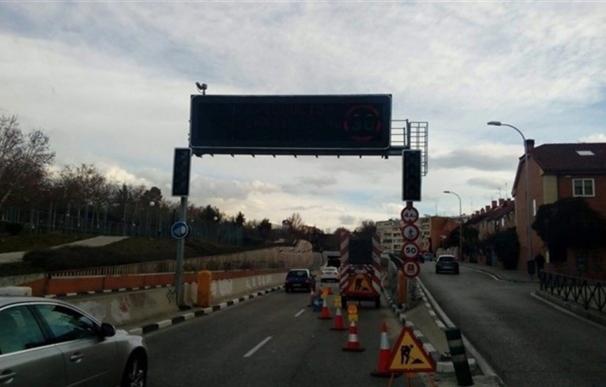 Un túnel afectado por obras en Madrid