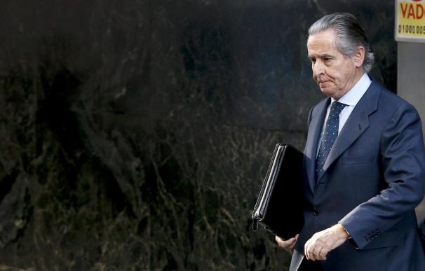 El expresidente de Caja Madrid Miguel Blesa a su salida de la Audiencia Nacional EFE
