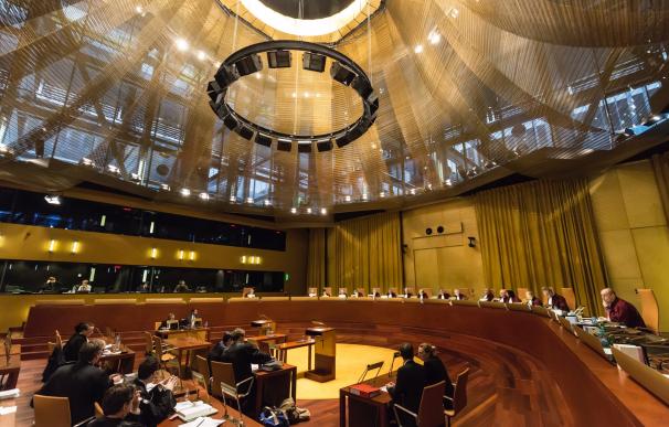 Gran sala del Tribunal de Justicia de la Unión Europea. @ Tribunal de Justicia de la Unión Europea.
