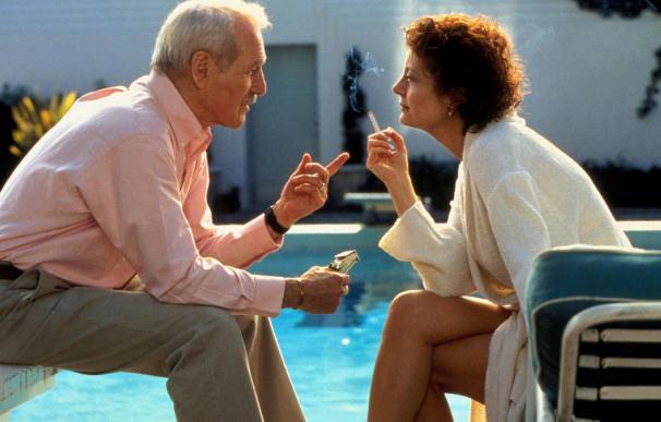 Paul Newman y Susan Sarandon en una escena de 'Al caer el sol'.