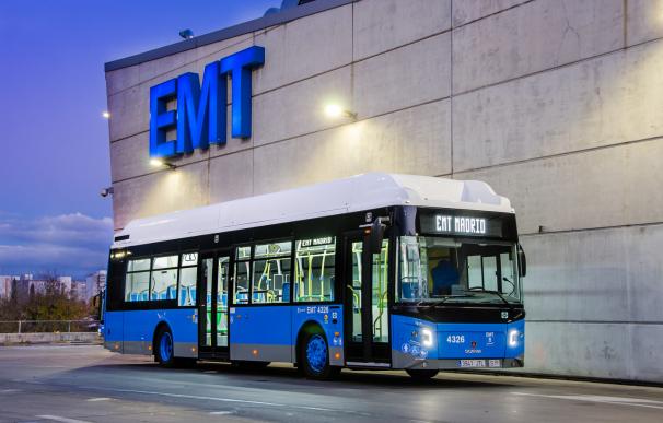 Imagen de un autobús de la EMT de Madrid.