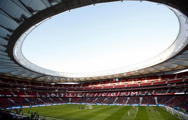 Entrenamiento de la selección española en el Wanda Metropolitano