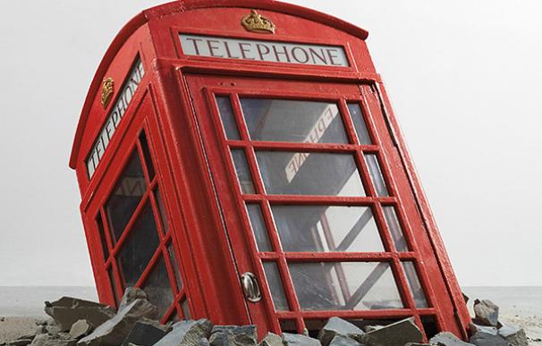 'Submerged Phone Booth', Banksy.