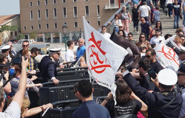 Protestas en Venecia por el control de los turistas
