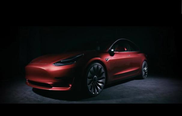 Fotografía del Tesla Model 3