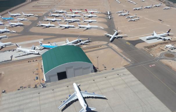 El Aeropuerto de Teruel cumple cinco años en funcionamiento (Foto: PLATA)