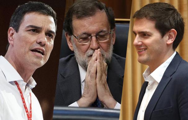Rajoy, Rivera, Sánchez
