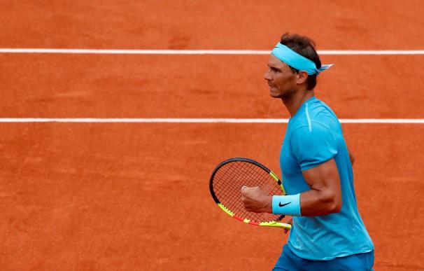 Rafa Nadal sufrió para vencer en su debut./ EFE