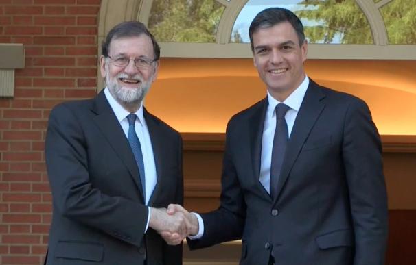 Rajoy y Sánchez se reúnen ante la situación en Cataluña