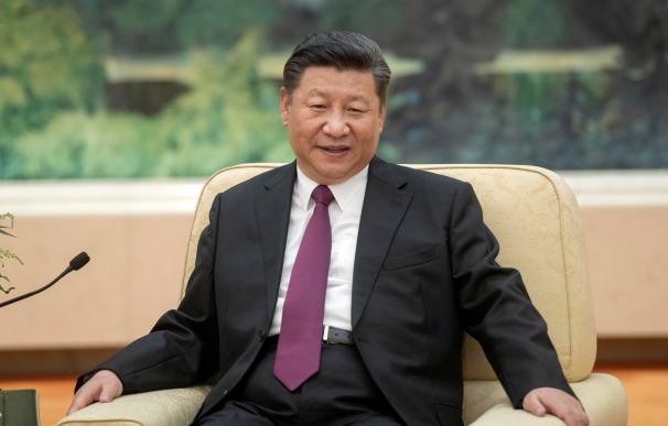 El presidente de China, Xi Jinping, en el Gran Palacio del Pueblo en Pekín, el 14 de junio de 2018. EFE/FRED DUFOUR