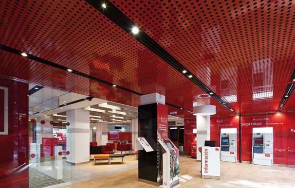 Oficina 'Smart red' del Santander