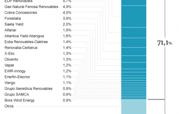 Gráfico: Los dueños de las renovables.