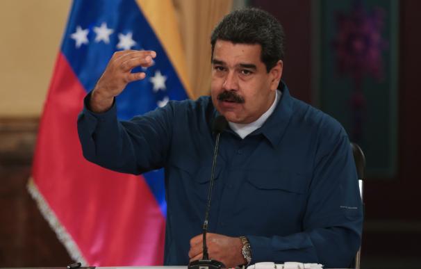 Maduro, en el momento del anuncio de la medida.