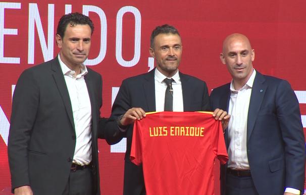 Luis Enrique presentado como nuevo entrenador de 'La Roja'