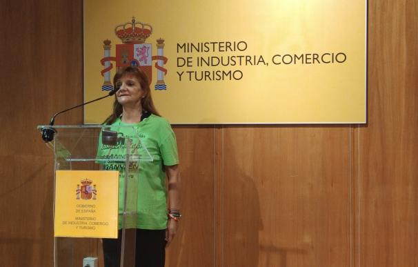 Ángela Muñoz, vicepresidenta de 'Las Kellys' tras la reunión en el ministerio. / L.I.