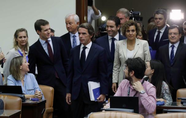 José María Aznar comparece ante la Comisión de Investigación sobre la financiación del PP