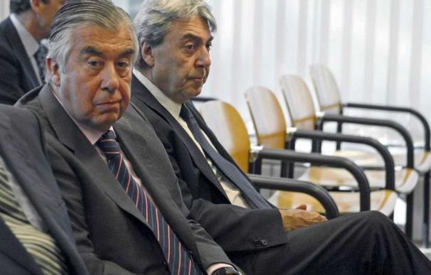 Alberto Cortina y Alberto Alcocer durante una comparecencia en la Audiencia Provincial de Madrid.