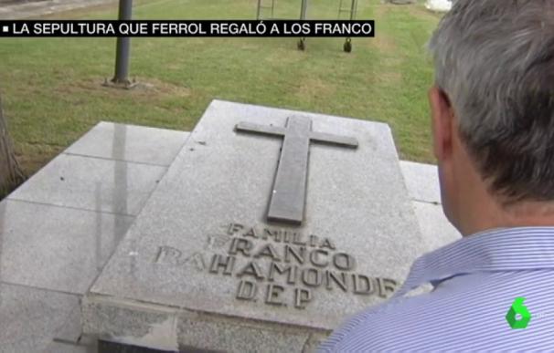 El panteón de la familia Franco en Ferrol (Captura: La Sexta)