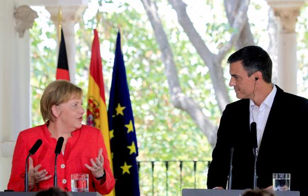 Merkel y Sánchez, en Doñana