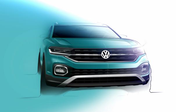 Dibujo del T-Cross que fabricará Volkswagen Navarra.