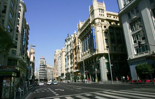 Gran Vía, una de las arterias afectadas por la nueva 'Madrid Central'