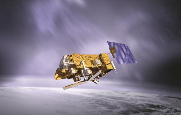 Recreación artística del satélite MetOp-B. (Imagen: ESA/Eumetsat)