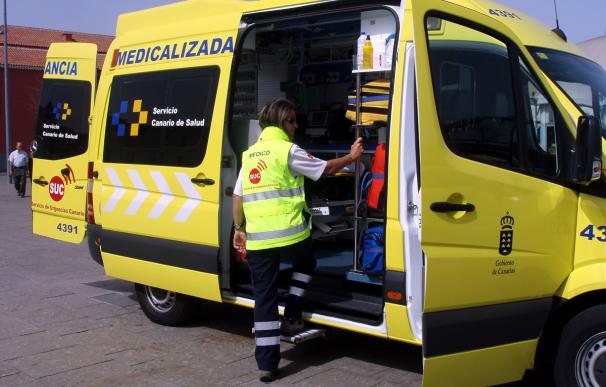 Hasta el lugar acudió personal del Servicio de Urgencias Canario (Foto: SUC Canarias)