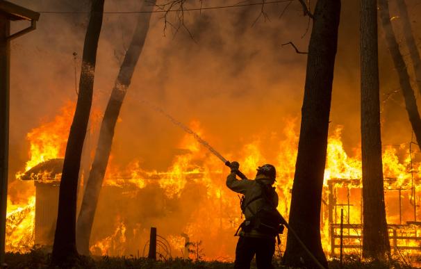 Varios muertos en los incendios que arrasan California (EFE/EPA/PETER DASILVA)