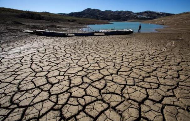 Imagen de sequía en Málaga.