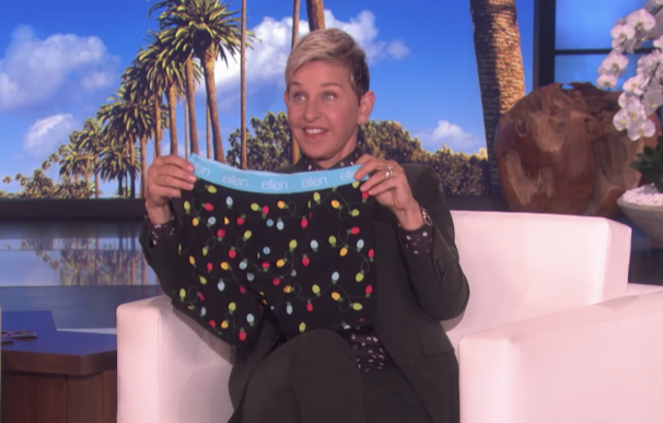 Ellen DeGeneres y su marca de calzoncillos.