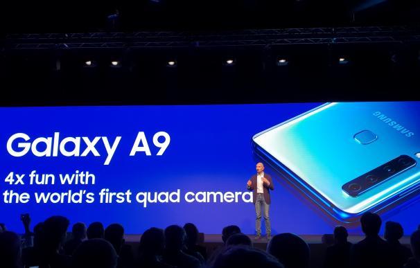 Presentación de Samsung Galaxy A9 en Milán (Italia)