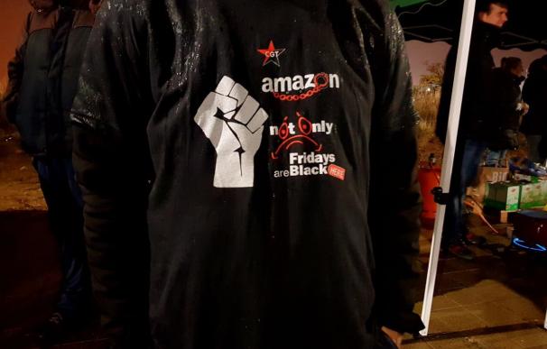 Primeras horas de la huelga de Amazon en Madrid