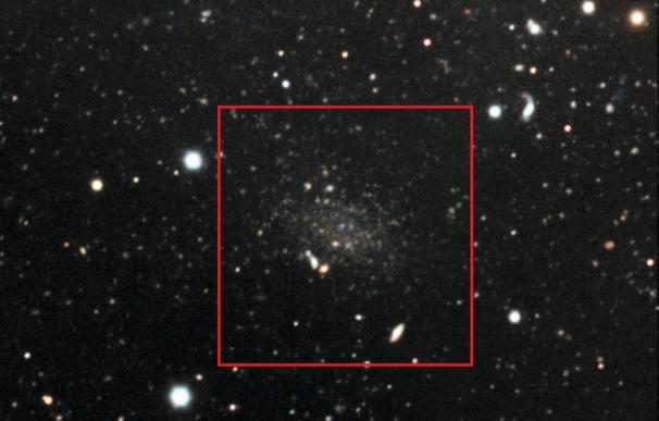 Imagen de la galaxia enana Donatiello I. Crédito: Giuseppe Donatiello.