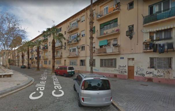 Casitas Rosas en La Malvarrosa de Valencia / Google Maps