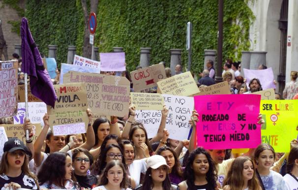 Manifestación en Sevilla contra la sentencia de 'La Manada'