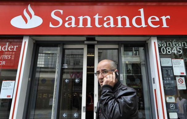 Una sucursal del banco Santander en Londres, Reino Unido. EFE/Archivo